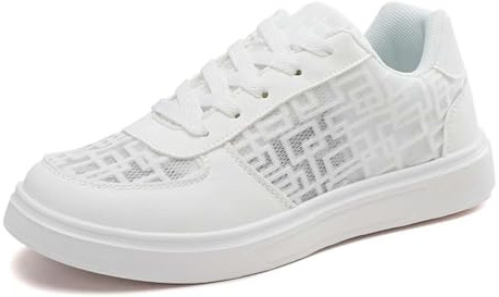 Generisch Zapatillas tradicionales para mujer, de encaje, deportivas, informales, informales, cómodas, de tela, bordadas, elegantes, transpirables, ligeras