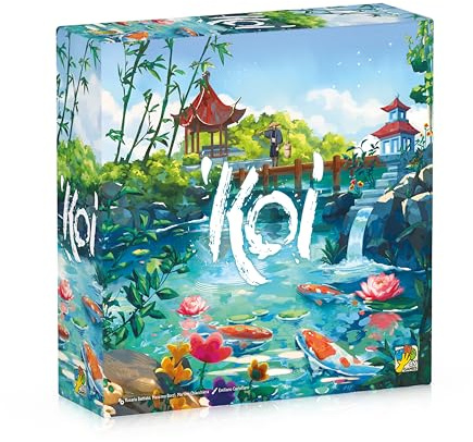 Koi - Gioco da Tavolo - Gioco Competitivo per Adulti e Bambini dai 10 Anni - 1-4 Giocatori - Durata 45min - Edizione Italiana