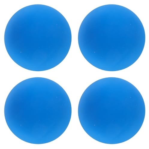 Levemolo Set 4 Palline da Squash in Gomma Cavo Blu, Palline Rimbalzanti per Allenamento Reattivo, Mini Palle Sportive Leggere e Adulti, Attrezzatura Professionale per Migliorare