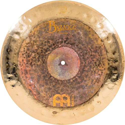 Meinl Cymbals Byzance Dual China 16 Zoll (Video) Schlagzeug Becken (40,64cm) B20 Bronze, Naturbelassenes und Brilliantes Finish (B16DUCH)