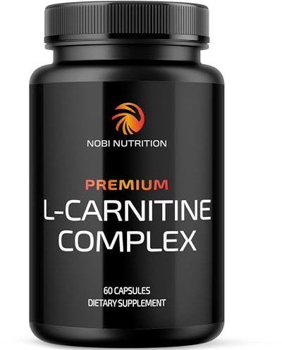 L Carnitine 1100mg | Performance, Fitness, Energy & Metabolism Support Supplement for Men & Women | L-Carnitine L Tartrate Complex to Support Thermogenesis & Weight Management | Vitamin D | 60 Tablets