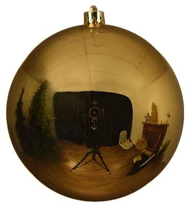 Decorist Kugel XXL Gold, bruchfest - Weihnachtkugel, Christbaumkugel XXL - 200 mm