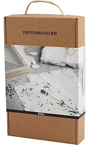 Creativ Company Bastelset für Papierherstellung, weiß