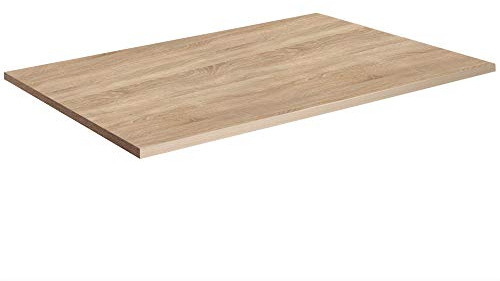 moebel-eins Office ONE Schreibtischplatte, Material Dekorspanplatte, 160x80 cm, Eiche sonomafarbig