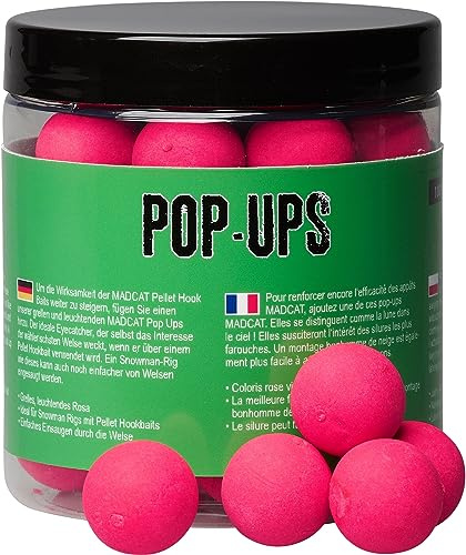 MADCAT Wels Boilies Pop Up Bait Köder 20 mm - Halibut 100g