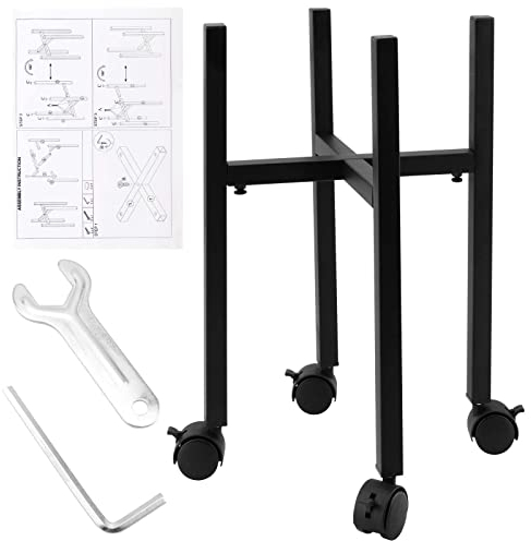 PINGEUI Supporto per Fiori in Metallo, Porta Piante da Interno e Esterno, Fiori Decorazione Utilizzata Per Balcone/Giardino, 38 cm, Regolabili 24 e 38 cm