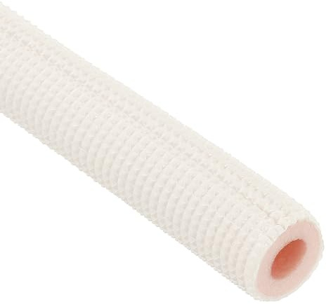 PATIKIL Tube en Mousse D'Isolation de Tuyau, Tube en Mousse Isolante de Préservation de Chaleur de 5/8 pour Les Tuyaux D'Eau de Jeu de Lignes Cuivre Mini-Split, 6,56 Pi (2 M), Blanc/Rose