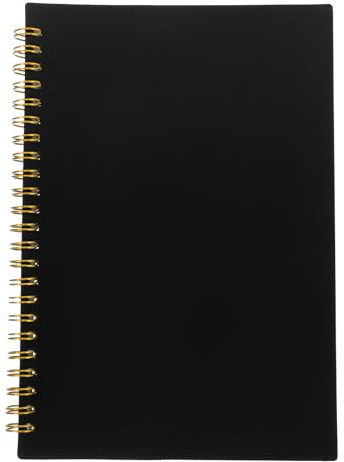 Gogogmee Cuaderno de Contabilidad Horizontal con Cubierta PP Papel para Control de Inventarios Análisis Financiero y Seguimiento de Gastos Oficina Almacén y Hogar