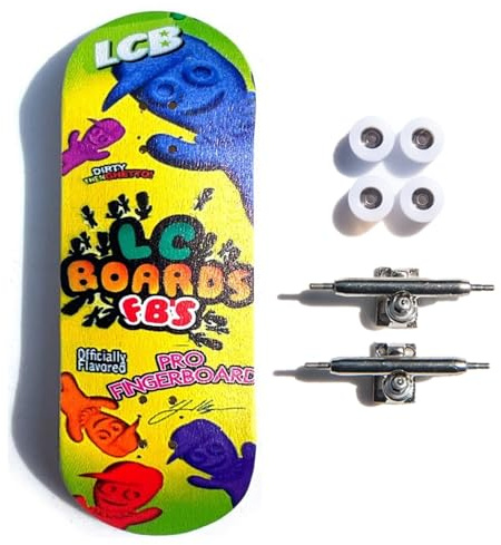 LC BOARDS Fingerboard Complete 98X34 Sour Graphic with Foam Grip