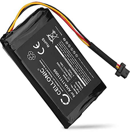 CELLONIC, battery sat nav compatible with TomTom Go 600, Go 60, Start 62 (1200mAh, 3.7V) Replacement battery AHA11111009 FLB0813007089 VFAS