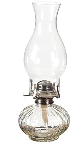 Lamplight Vintage Indoor Oil Lamp, Hurricane Lamp, Emergency Kit, Paraffin Oil Rain Lamp, Ellise Oil Lamp, 1 Count