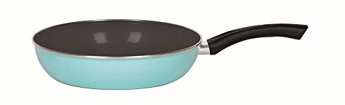 Riess, NOUVELLE KCRISTALLBLAU, set base 4 pezzi, composto da 2 pentole per carne con coperchio in vetro (16,20 cm), 1 casseruola con coperchio in vetro (20 cm), 1 padella smaltata (28 cm)