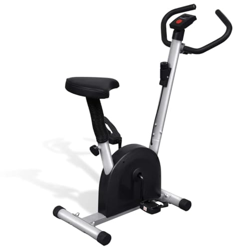 vidaXL Vélo d'Appartement avec Résistance à Courroie Fitness Multicolore