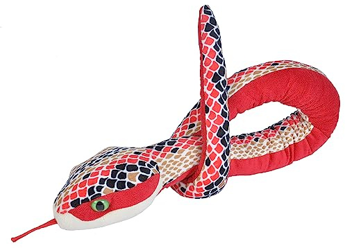 WILD REPUBLIC Red Scales Plush, Stuffed Animal, Plush Toy, Gifts for Kids, 54 Inches