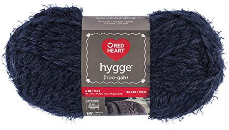 RED HEART Hygge yarn, 5oz, Indigo 5 Fl Oz