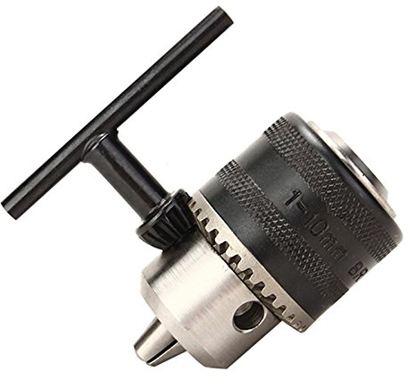 1 Stück M10 x 1,5 Gewinde Metall stabil Keyed Bohrfutter 100 Winkelschleifer Bohrmaschine Elektrowerkzeuge 1–10 mm
