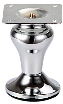 Furniture support foot Eisen verchromt 11cm hohe Sofabeine, Möbelfüße Schrank, TV-Schrank Couchtisch Tischbeine Möbelfüße