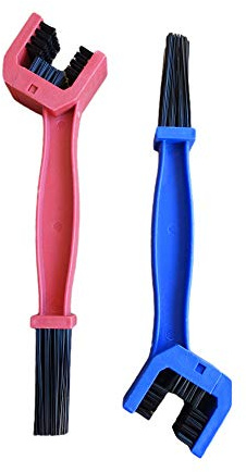 Kuanfine 2 Pack Bike Chain Cleaner, Bicycle Chain Washer Motorcycle Chain Cleaning Crankset Brush Tool