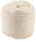 LEXININ Cuerda de algodón blanco de 10 mm x 196 pies, cuerda trenzada gruesa natural, cuerda trenzada suave para manualidades, decoración, tejer