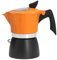 Wakects Caffettiera 3 tazze/150 ml, caffettiera portatile con manico anti-scottatura, caffettiera italiana classica in alluminio, non adatta ad induzione, Wakectskhg7ra186z