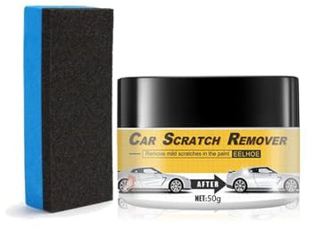 aqxreight Crema de Extracción de Rasguños del automóvil: Cera de Cuidado de Pintura Compuesto para el Cuerpo de Pulido Automático para Reparación de Rasguños sin Esfuerzo y Alto Acabado (30 g)