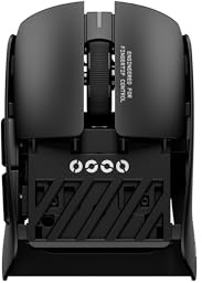 Pulsar Gaming Gears LAB X2F Wireless Fingertip Gaming Mouse, Ultra Lightweight 1.34 oz (38 g), HUANO Blue Pink Dot Switches, 32,000 DPI, 750 IPS, XS-1 Sensor, 8K Compatible (Black)