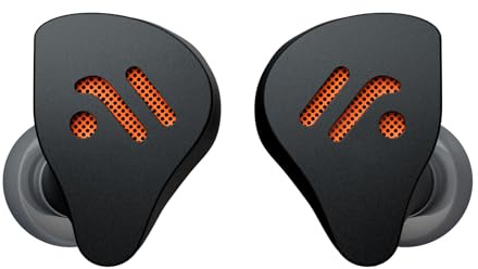 Fosi Audio IM4 Open-Back IEM Earphones, In Ear Monitor Wired Earbuds, 10mm Single Dynamic Driver, IEMs for Audiophiles, Gaming and Studio, 3.5mm 2-Pin 0.78mm Detachable Cables, N52 Dual Magnets Black