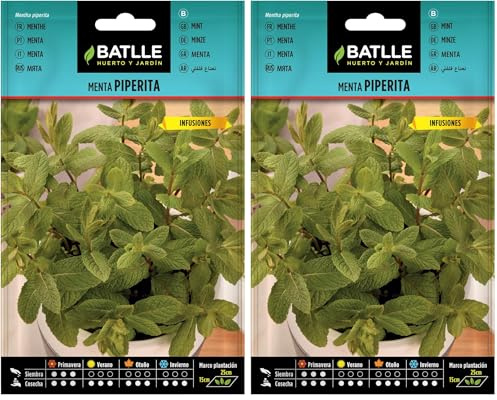 Graines aromatiques de Batlle - Menthe poivrée (0,2g) (Lot de 2)