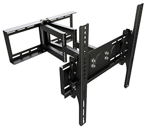 RICOO Support Murale TV Orientable R08 Inclinable Universel 30-65 (76-165cm) Fix ation Mural Télévision LED/LCD/Incurvée VESA 200 x 200-400 x 400