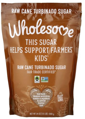 Wholesome Sweeteners Raw Fair Trade Certified Sugar Cane, 24 oz