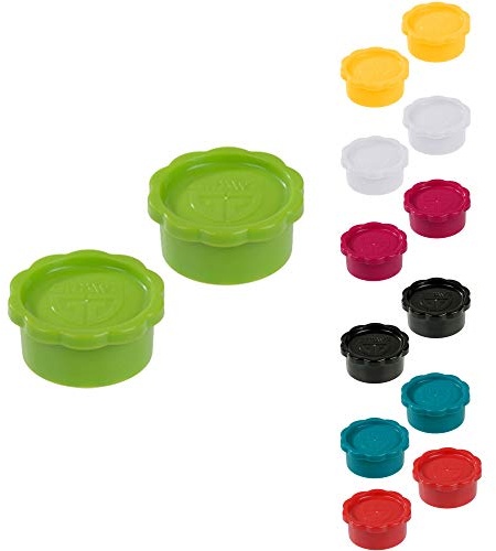 Gräwe Lot de 2 bouchons de rechange verts pour carafe en verre Sodastream modèle Penguin (bouchon pas de type champagne) + Crystal