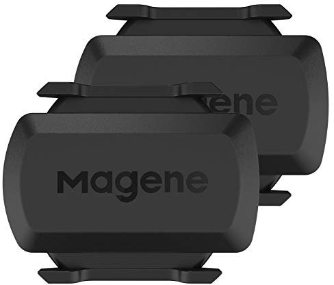 Magene S3+ Cadence/Speed Sensor for Cycling, Bluetooth/ANT+ Bicycle Cadence Sensor Bike Speed Sensor, Wireless RPM Sensor Compatible with Android/Iphone and Bike Computer