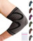 360 RELIEF Elbow Support for Men, Women, Kids, 1 Pack Compression Elbow Sleeve for Tennis, Golfers Elbow, Sports, Fitness, Gym, Weightlifting, Small, Black + Laundry Bag