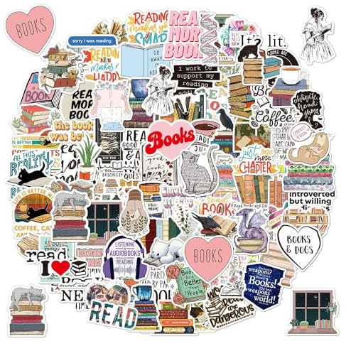 Pegatinas Motivacionales de Vinilo, 100 PCS Aesthetic Impermeables Estéticas para Libros, Botellas de Agua, Portátiles, Album de Recortes Scrapbook