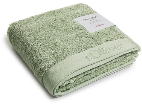 s.Oliver Handtuch 50x100 cm - 100% Baumwolle, 600 g/m², weich & saugstark, Handtücher hellgrün