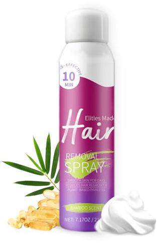 Haarentfernungsspray, 212 ml Sanfte und Schmerzfreie Haarentfernungscreme, Feuchtigkeitsspendend und Für Schnelle Enthaarungsschaum für Frauen und Männer, Ideal Für Den Intimbereich Die Bikinizone