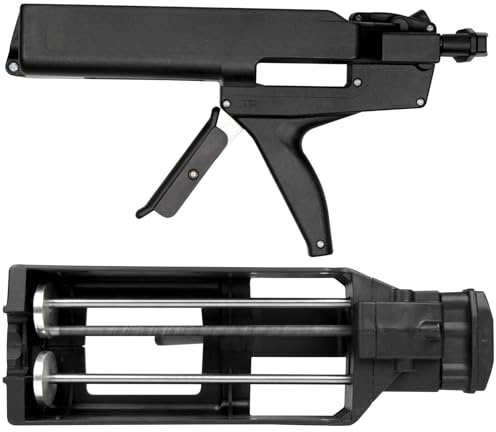 OTTO Handpresspistol 2K H 293 – patronpistol för dubbelpatroner 2 x 190 ml/2 x 310 ml (1:1), utväxlingsförhållande 26:1, robust handpress för 2K-lim och tätningsmedel