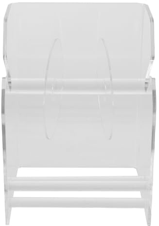 ibasenice Dispenser Etichette Adesive Regolabile in Acrilico Design Multicompartment a 3 Scomparti, Facile da Usare per Uffici e Montaggio a Parete