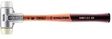 Simplex Schonhammer, Superplastik / Nylon; mit Aluminiumgehäuse und hochwertigem Holzstiel | D=30 mm | 3178.030