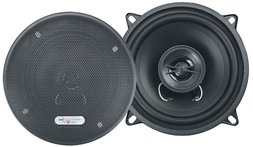'Excalibur X132 Audio 2-vägs högtalare 13 cm./5,25 300 W par pris | Installationsstorlek – 45 mm installationsdjup – 50 W RMS / 300 W MAX – frekvens 102–20 000 Hz – par för fram- och bakdörrar