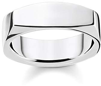 Thomas Sabo Unisex-Ring Eckig silber 925 Sterlingsilber TR2279-001-21-58