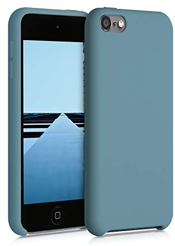 kwmobile Carcasa Compatible con Apple iPod Touch 6G / 7G (6a y 7a generación) - Funda Protectora de Silicona - Case Trasero en Noche ártica
