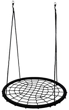 Altalena per uccelli, diametro 100 cm, altalena a nido d’uccello per bambini, corda regolabile 120-190 cm, carico massimo 150 kg