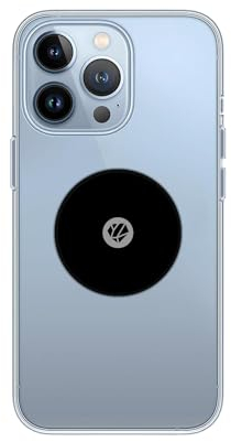 Shapeheart Plaque métallique, Anti-reflet, Adaptateur Universel Extra-Fin pour Support de téléphone de Moto et de vélo. Compatible avec Tous Les Produits