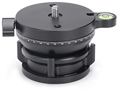 SUNWAYFOTO Tête de trépied panoramique LB-68R à 360° - Capacité de charge de 10 kg