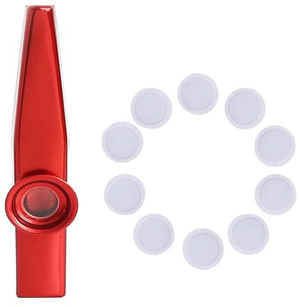 Kazoo In Metallo Con Flauto Diaframmi Bocca Kazoo Ukuleles Standard Dimensioni Comune Strumenti Musicali Parti