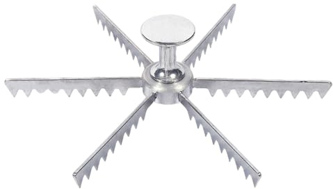 Cortador de pizza de aleación de aluminio de fácil limpieza con forma de engranaje, herramienta creativa para pizza, divisor de masa adecuado para porciones iguales