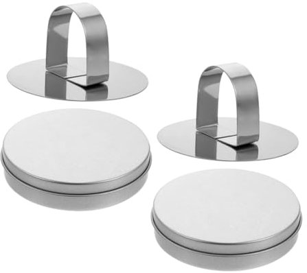 ZUNOXAZ 4piezas Molde Para Galletas Kit De Juego De Dulces Coreano Caja De Lata Herramientas De Repostería Ligero y Resistente