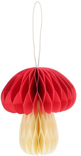 HEALLILY Adorno colgante de bola de panal de abeja de 5 pulgadas para decoración de fiestas de festivales y diseño de fondo