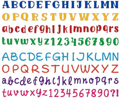 GLOBLELAND Letter and Number Set Cutting Dies Handwritten Text Metal Die Cuts Alphabet Words Cutting Embossing Templates for Scrapbooking Crafts Paper Cards Making